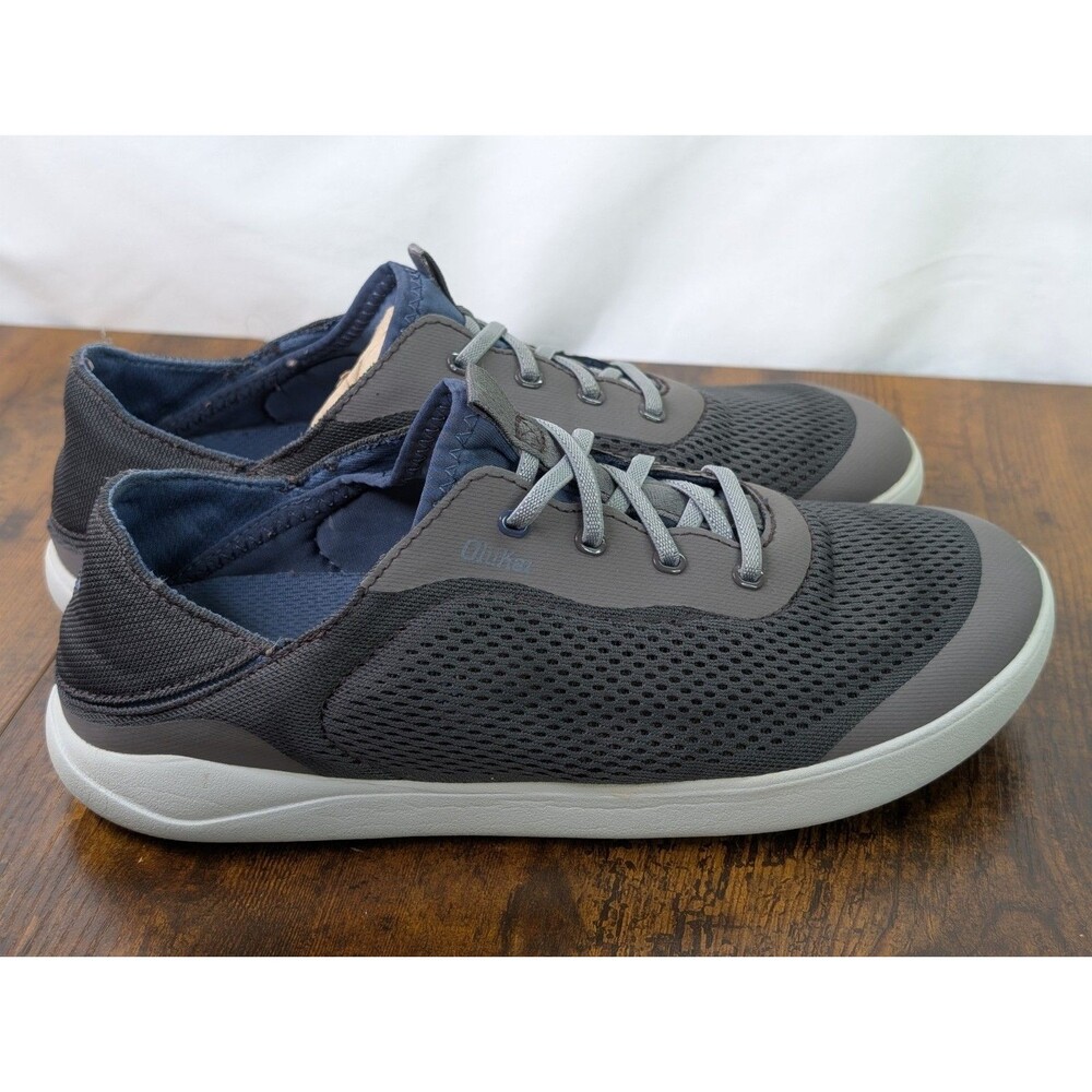 Olukai Men’s Size M9 Moku Pae Slip On Boat Gray EU 42 Sneaker Shoes - Picture 7 of 12